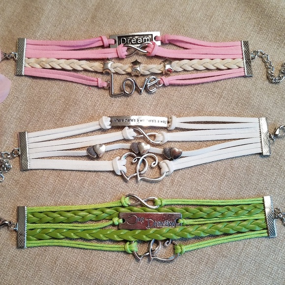 TRENDY!  Multi-Strap Inspiration Bracelets - Picture 2 of 7